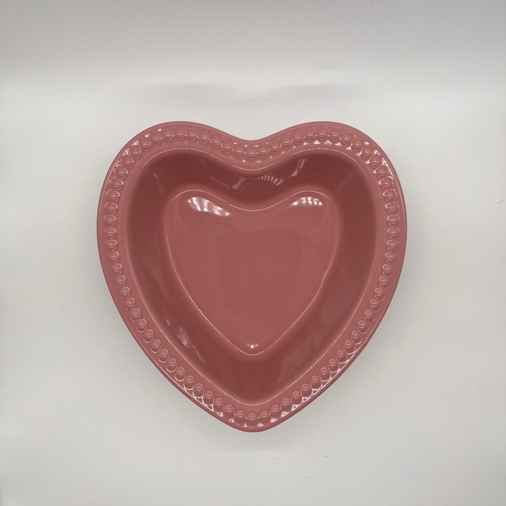Chantal Heart Bowl Pink 3‎ Cup 0.7L Freezer Microwave Oven Dishwasher Safe